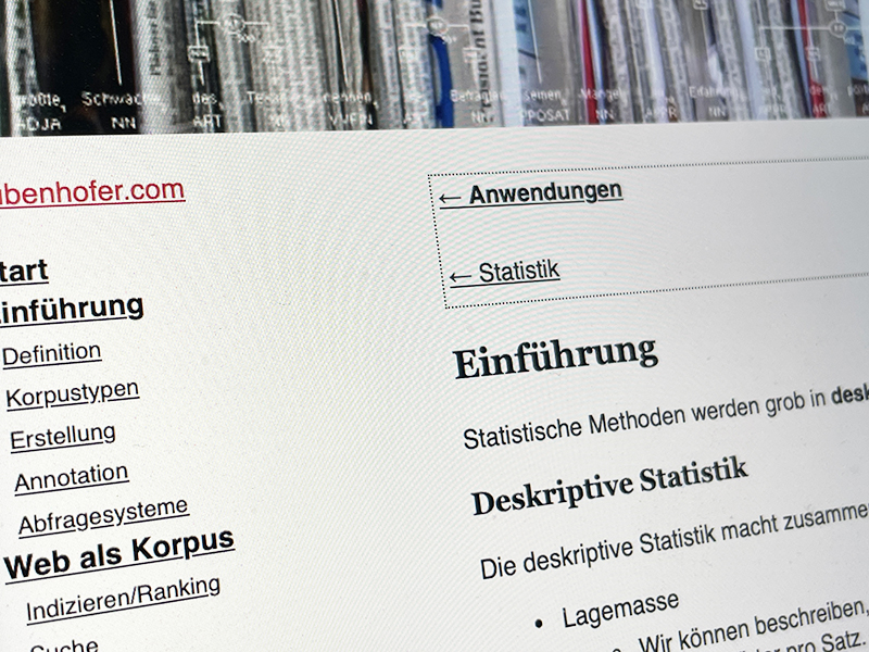 Einführung in die Korpuslinguistik: Praktische Grundlagen und Werkzeuge