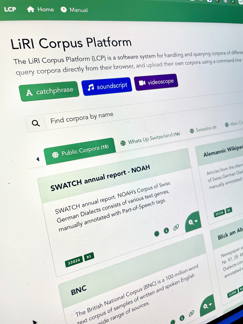 Linguistic Corpus Platform